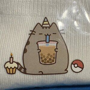 Kitty Cat Girl's Women's Teen's Crew Socks Tea Stocking Stuffer